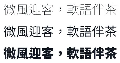 源漾黑體